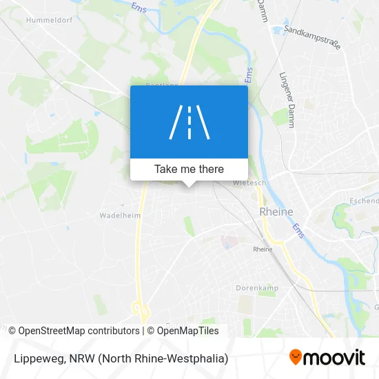 Lippeweg map