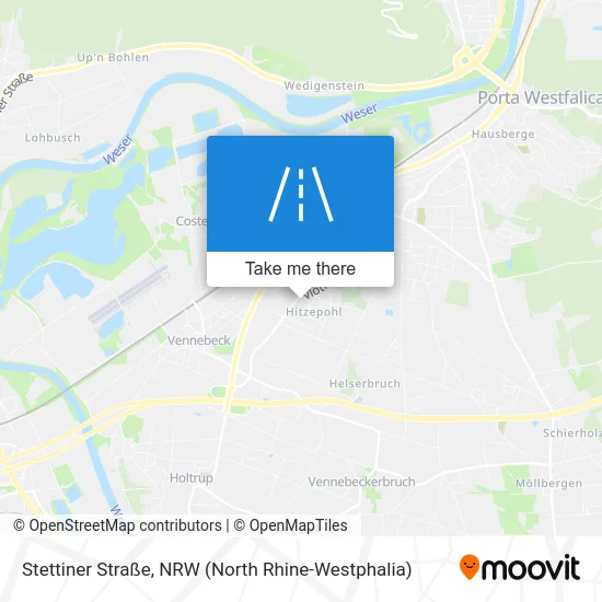 Карта Stettiner Straße