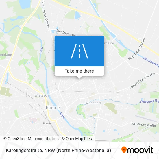 Карта Karolingerstraße