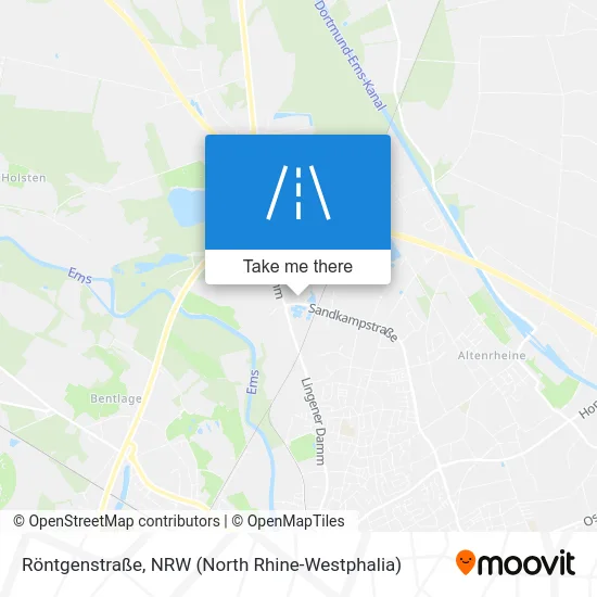 Карта Röntgenstraße