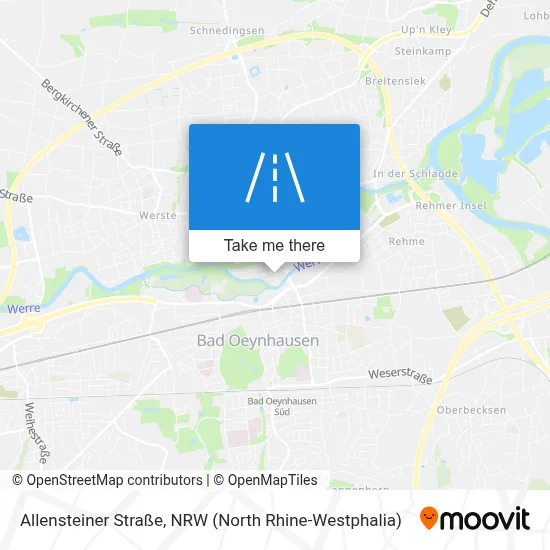 Allensteiner Straße map