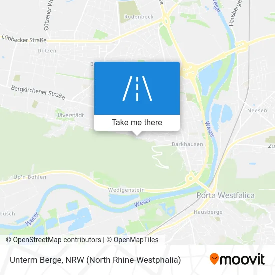 Карта Unterm Berge