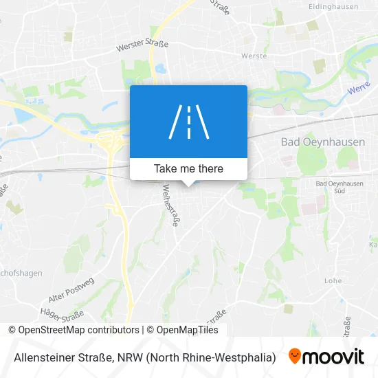 Карта Allensteiner Straße