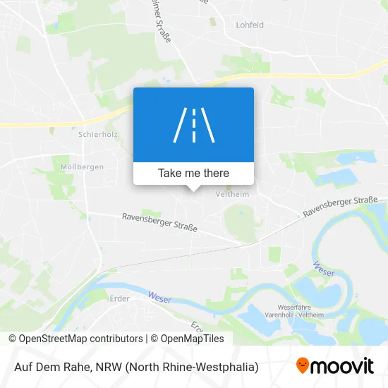 Карта Auf Dem Rahe