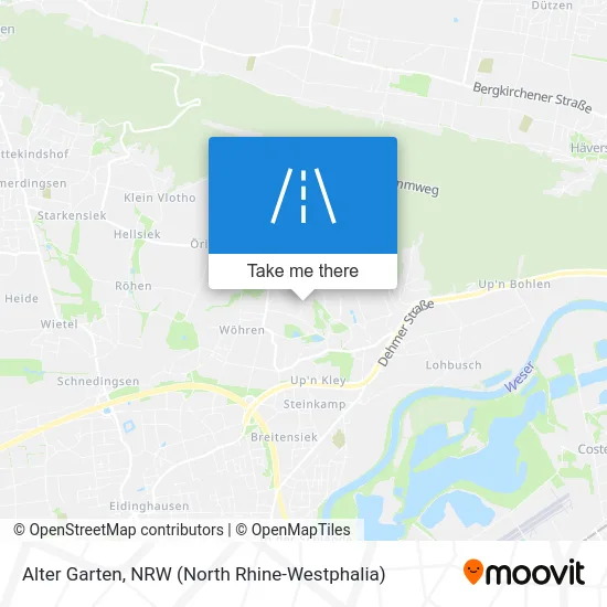 Карта Alter Garten