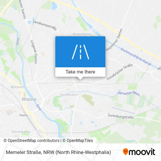 Карта Memeler Straße