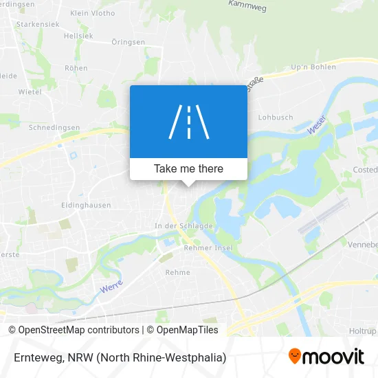 Карта Ernteweg