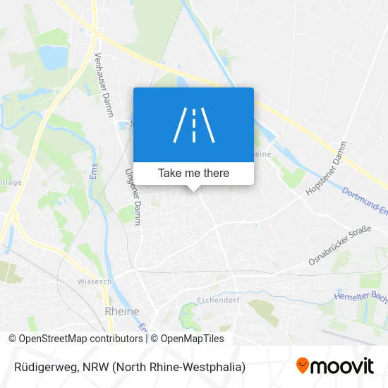 Rüdigerweg map