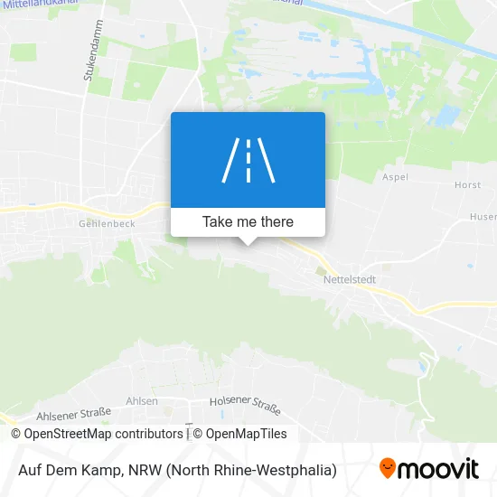 Карта Auf Dem Kamp