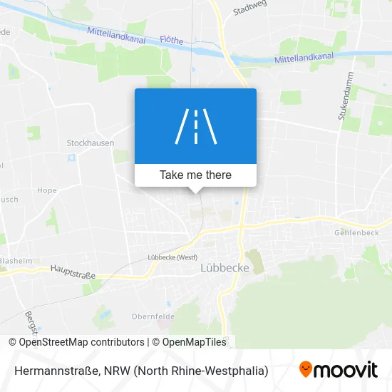 Карта Hermannstraße