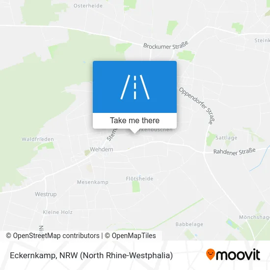 Карта Eckernkamp