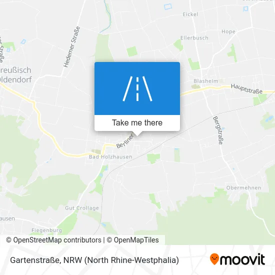 Карта Gartenstraße