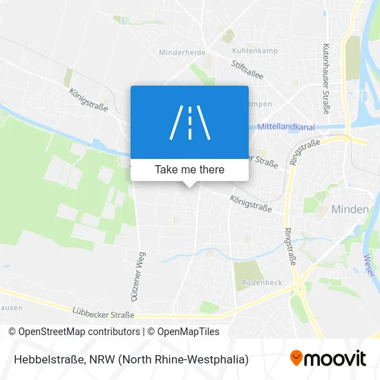 Карта Hebbelstraße