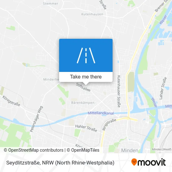 Карта Seydlitzstraße