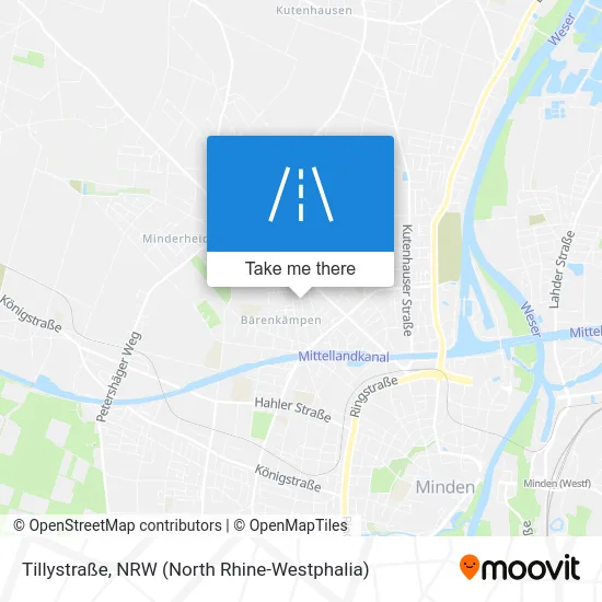 Карта Tillystraße