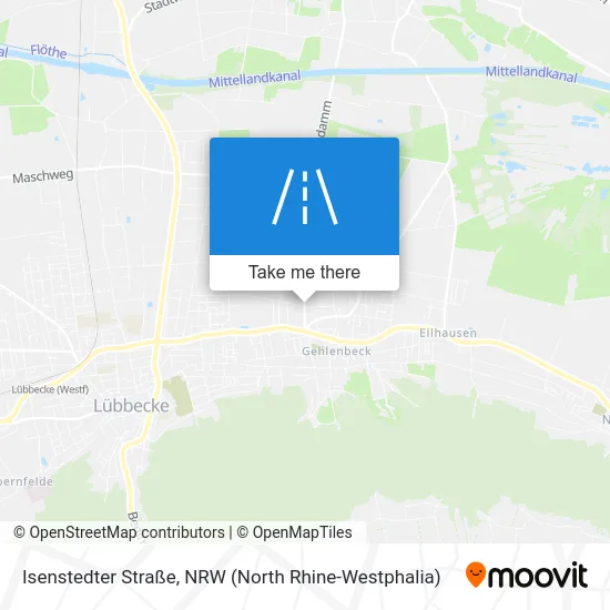 Карта Isenstedter Straße