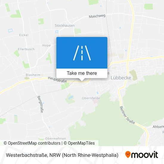 Карта Westerbachstraße