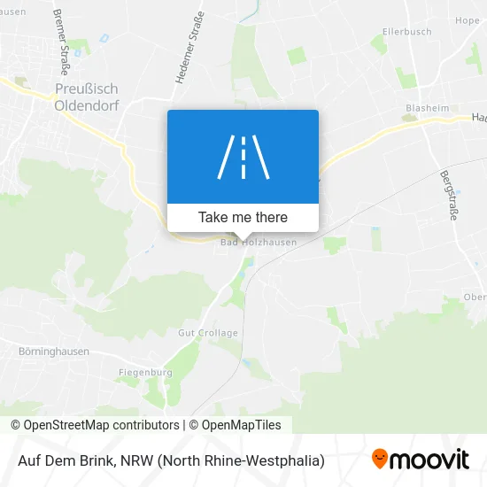 Карта Auf Dem Brink