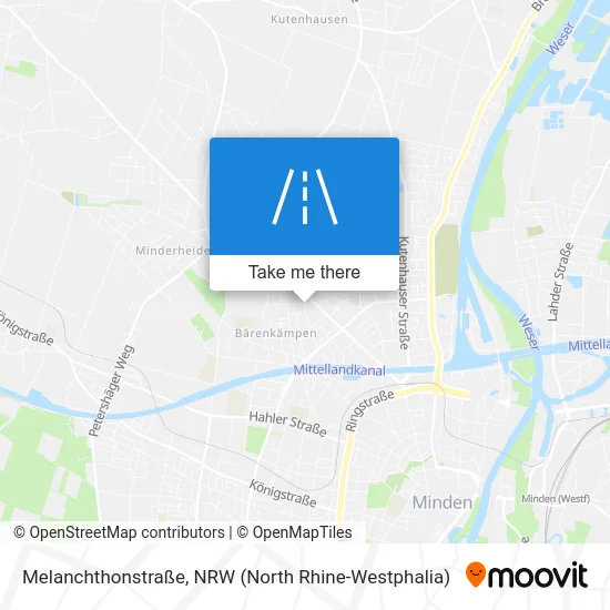 Карта Melanchthonstraße