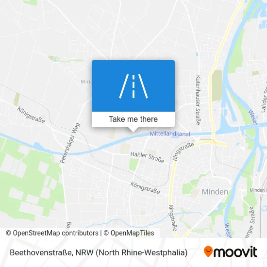 Карта Beethovenstraße