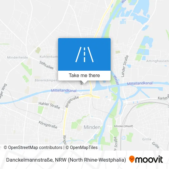 Карта Danckelmannstraße