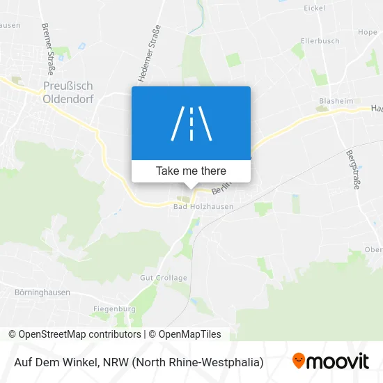 Карта Auf Dem Winkel