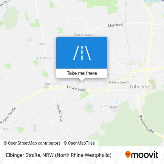 Карта Elbinger Straße