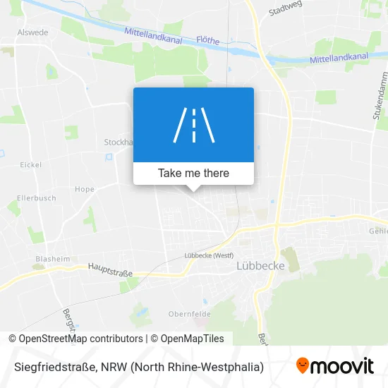 Карта Siegfriedstraße