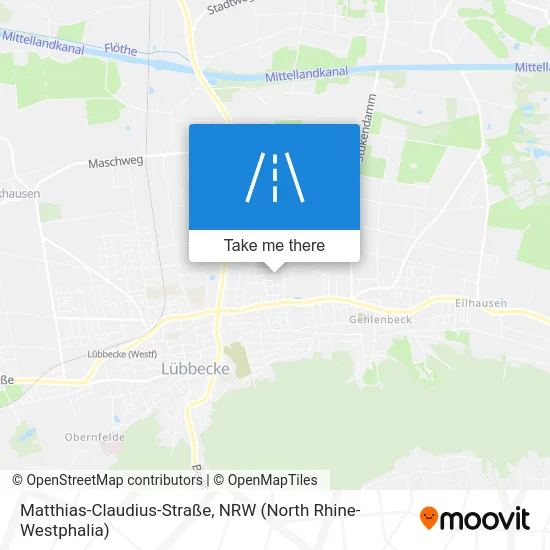 Карта Matthias-Claudius-Straße