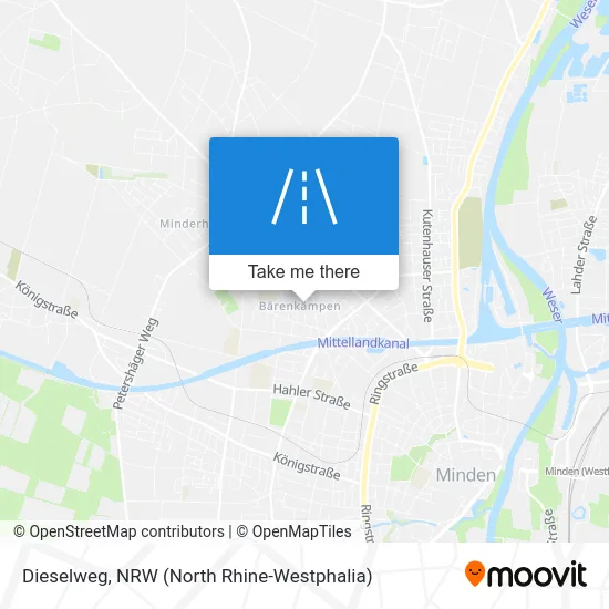 Карта Dieselweg