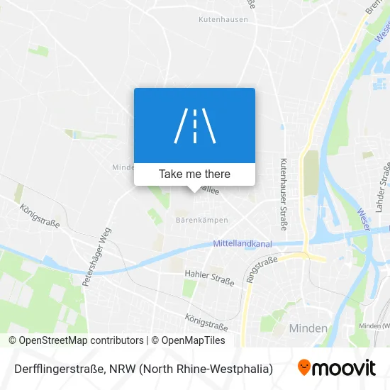Карта Derfflingerstraße