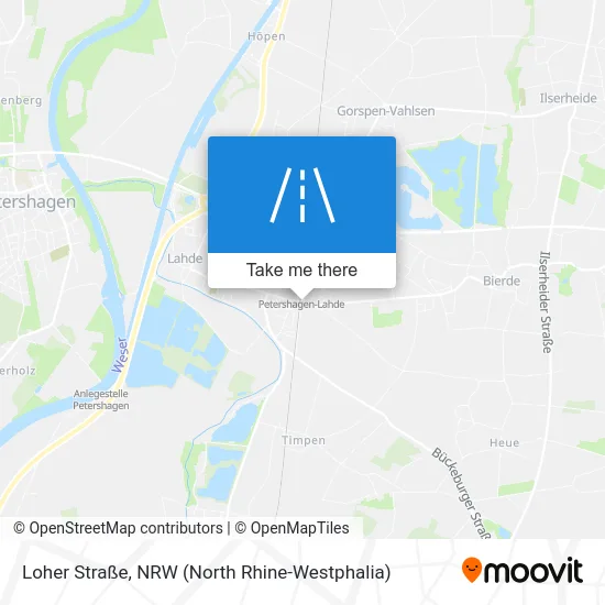 Карта Loher Straße