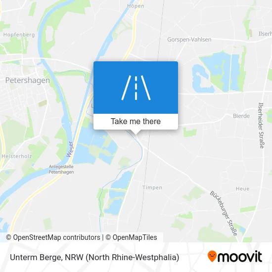 Карта Unterm Berge