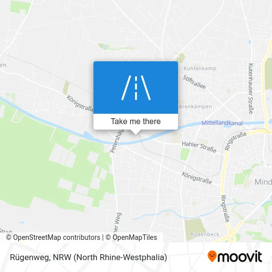 Карта Rügenweg