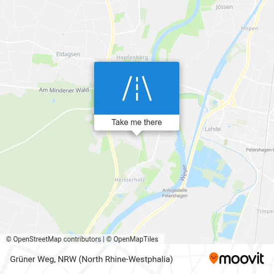 Grüner Weg map