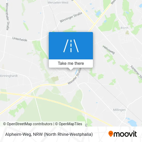 Карта Alpheim-Weg