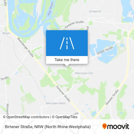 Карта Birtener Straße