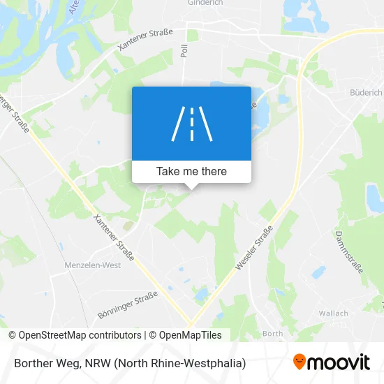 Карта Borther Weg