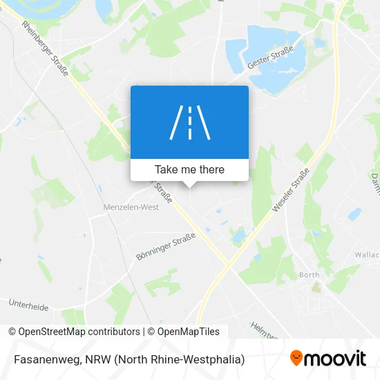 Fasanenweg map