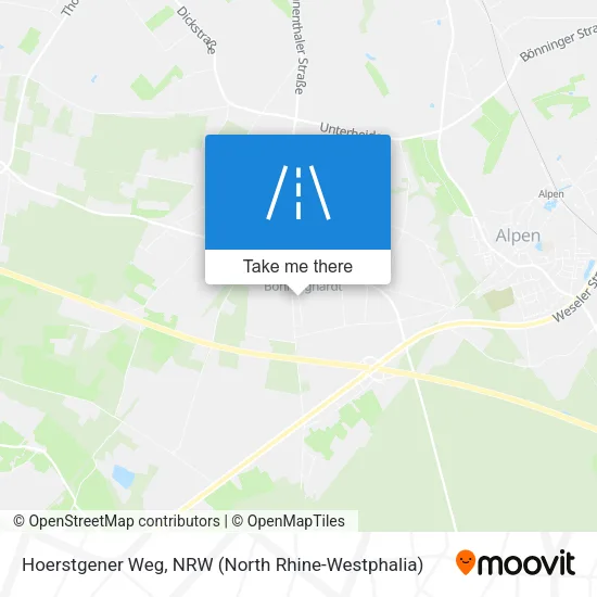 Карта Hoerstgener Weg