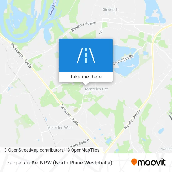 Карта Pappelstraße