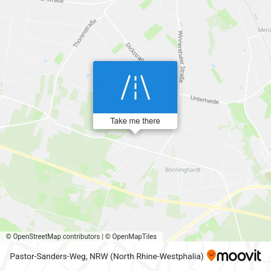 Карта Pastor-Sanders-Weg