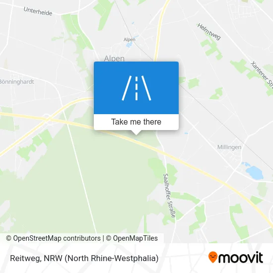 Карта Reitweg