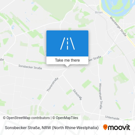 Sonsbecker Straße map