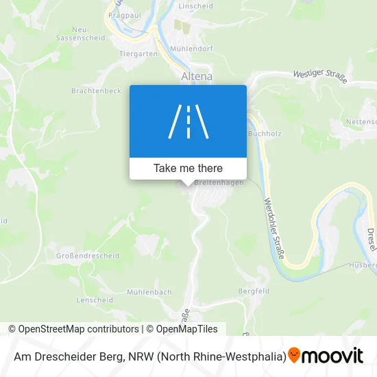 Am Drescheider Berg map