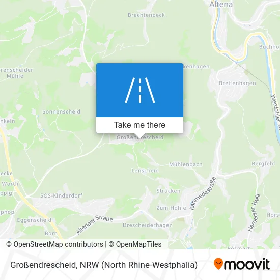 Großendrescheid map