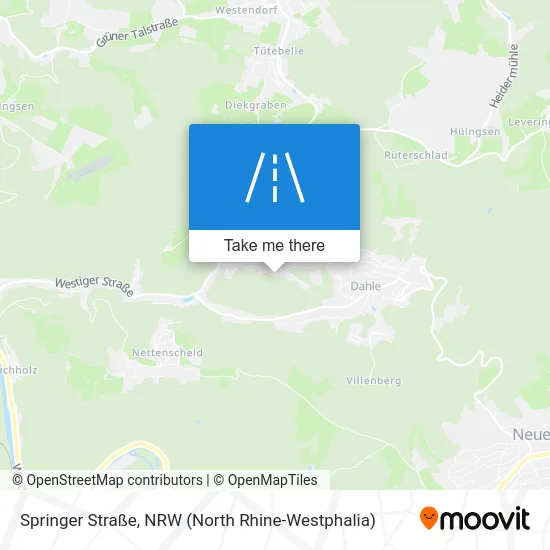 Springer Straße map