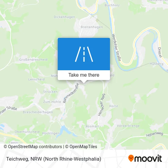 Карта Teichweg