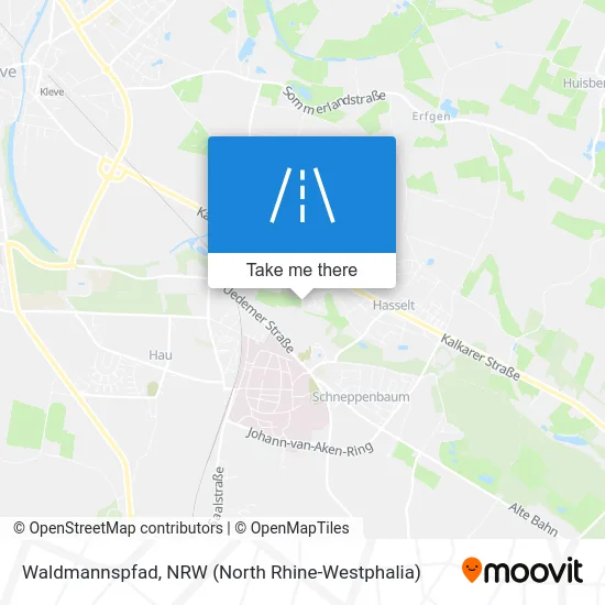 Карта Waldmannspfad