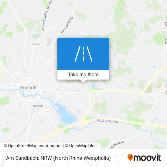 Карта Am Sandbach